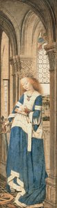 Triptych of Mary and Child, St. Michael, and St. Catherine by Jan van Eyck
